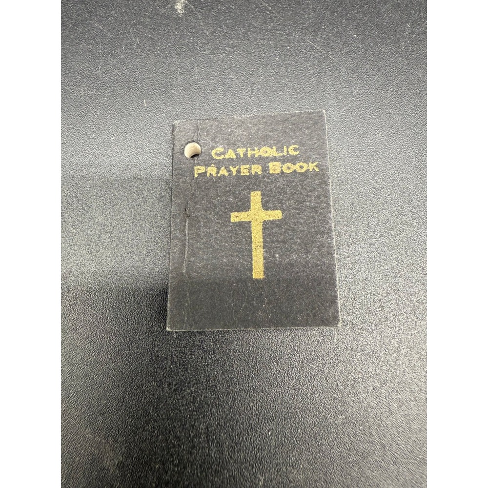 Vintage‎ 1943 Catholic Prayer Book Miniature Imprimatur Archbishop McNicholas